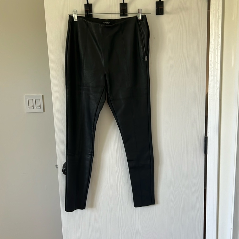 Topshop Leather pants ( faux)